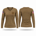 OUTLAWS Women's Long Sleeve V-neck Shirt - 1