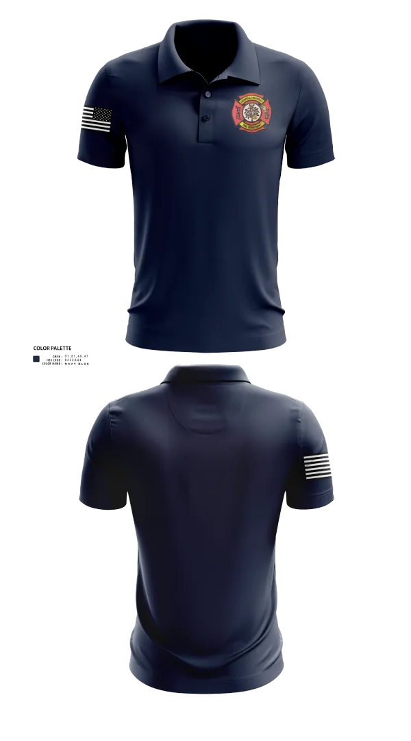 Short Sleeve Performance Polo, Cherrydale Volunteer Fire Department, , Teamtime, Team time, sublimation, custom sports apparel, team uniforms, spirit wear, spiritwear, sports uniforms, custom shirts, team store, custom team store, fundraiser sports, apparel fundraiser