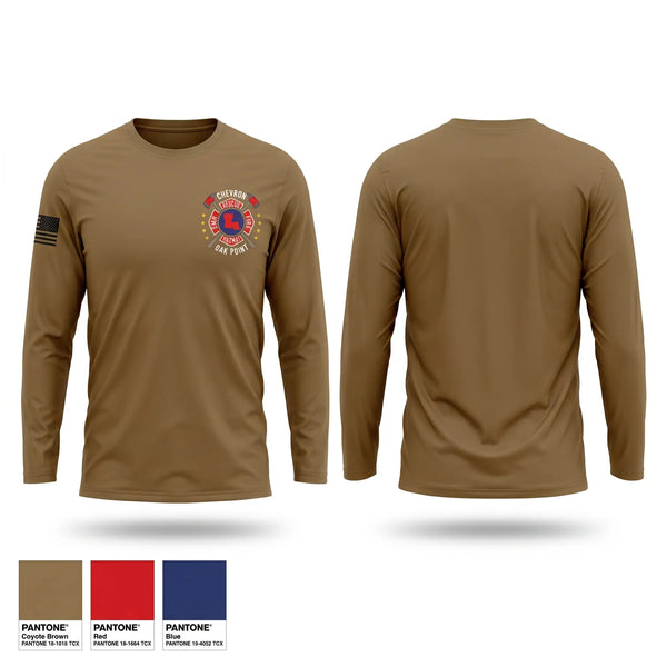 Long Sleeve Performance Shirt, Oak Point ERT, Fire Department, Teamtime, Team time, sublimation, custom sports apparel, team uniforms, spirit wear, spiritwear, sports uniforms, custom shirts, team store, custom team store, fundraiser sports, apparel fundraiser