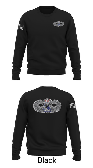 Crew Neck Sweatshirt, 1-505th PIR 82nd airborne, Army, Teamtime, Team time, sublimation, custom sports apparel, team uniforms, spirit wear, spiritwear, sports uniforms, custom shirts, team store, custom team store, fundraiser sports, apparel fundraiser