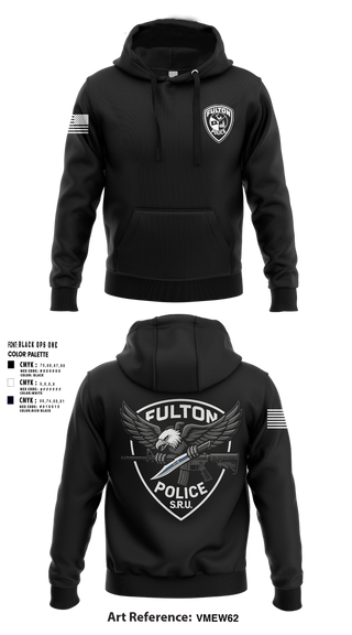 Hoodie, Fulton Police Department, Police, Teamtime, Team time, sublimation, custom sports apparel, team uniforms, spirit wear, spiritwear, sports uniforms, custom shirts, team store, custom team store, fundraiser sports, apparel fundraiser