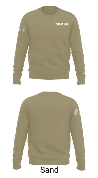 Crew Neck Sweatshirt, 56 OSS, , Teamtime, Team time, sublimation, custom sports apparel, team uniforms, spirit wear, spiritwear, sports uniforms, custom shirts, team store, custom team store, fundraiser sports, apparel fundraiser
