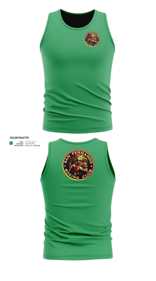 Tank Top, San Fernando Boxing Club, Spirit Store, Teamtime, Team time, sublimation, custom sports apparel, team uniforms, spirit wear, spiritwear, sports uniforms, custom shirts, team store, custom team store, fundraiser sports, apparel fundraiser
