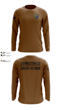 Livingston Co Sheriff K9 Long Sleeve Performance Shirt - 8