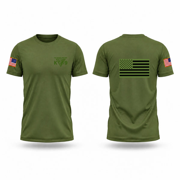 Short Sleeve Performance Shirt, NJSP Canine Training & Response Unit, Police, Teamtime, Team time, sublimation, custom sports apparel, team uniforms, spirit wear, spiritwear, sports uniforms, custom shirts, team store, custom team store, fundraiser sports, apparel fundraiser