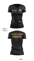 Willacy County Sheriff's Office 34505662 Women's Short Sleeve V-neck Shirt - 29
