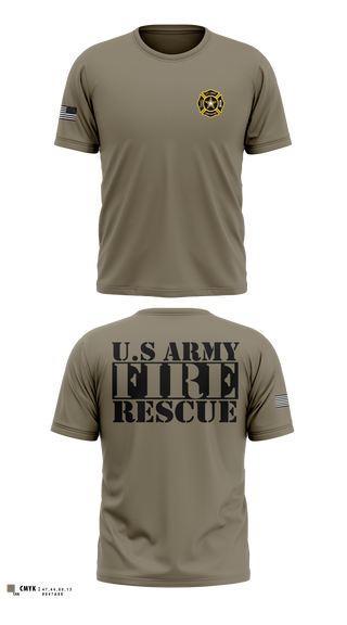Short Sleeve Performance Shirt, U. S. ARMY FIRE RESCUE, Army, Teamtime, Team time, sublimation, custom sports apparel, team uniforms, spirit wear, spiritwear, sports uniforms, custom shirts, team store, custom team store, fundraiser sports, apparel fundraiser