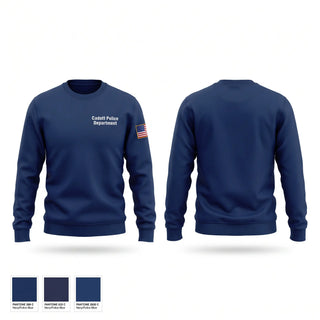 Crew Neck Sweatshirt, Cadott Police Department, Police, Teamtime, Team time, sublimation, custom sports apparel, team uniforms, spirit wear, spiritwear, sports uniforms, custom shirts, team store, custom team store, fundraiser sports, apparel fundraiser