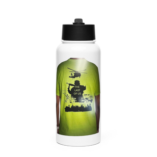 TSC 22605296 Stainless Steel Water Bottle with a Straw Lid