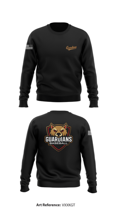 Guardians Baseball 46818393 Crew Neck Sweatshirt - 24