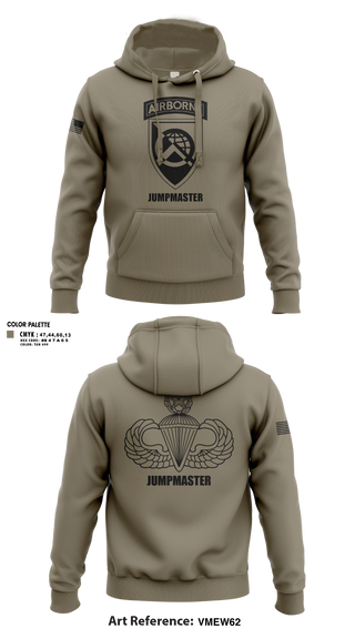 Hoodie, 360 CA BDE (Airborne), Army, Teamtime, Team time, sublimation, custom sports apparel, team uniforms, spirit wear, spiritwear, sports uniforms, custom shirts, team store, custom team store, fundraiser sports, apparel fundraiser