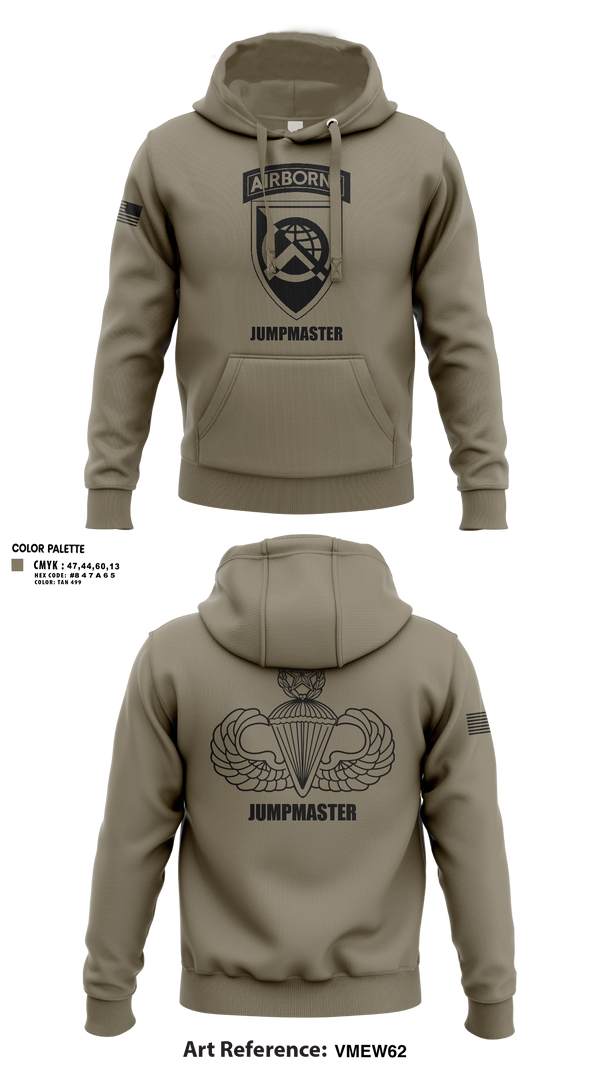 Hoodie, 360 CA BDE (Airborne), Army, Teamtime, Team time, sublimation, custom sports apparel, team uniforms, spirit wear, spiritwear, sports uniforms, custom shirts, team store, custom team store, fundraiser sports, apparel fundraiser