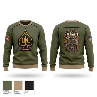 Crew Neck Sweatshirt, OutKast Rucking Club, , Teamtime, Team time, sublimation, custom sports apparel, team uniforms, spirit wear, spiritwear, sports uniforms, custom shirts, team store, custom team store, fundraiser sports, apparel fundraiser