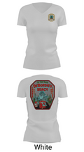 Midway Fire Station 83  Women's Short Sleeve V-neck Shirt - 12