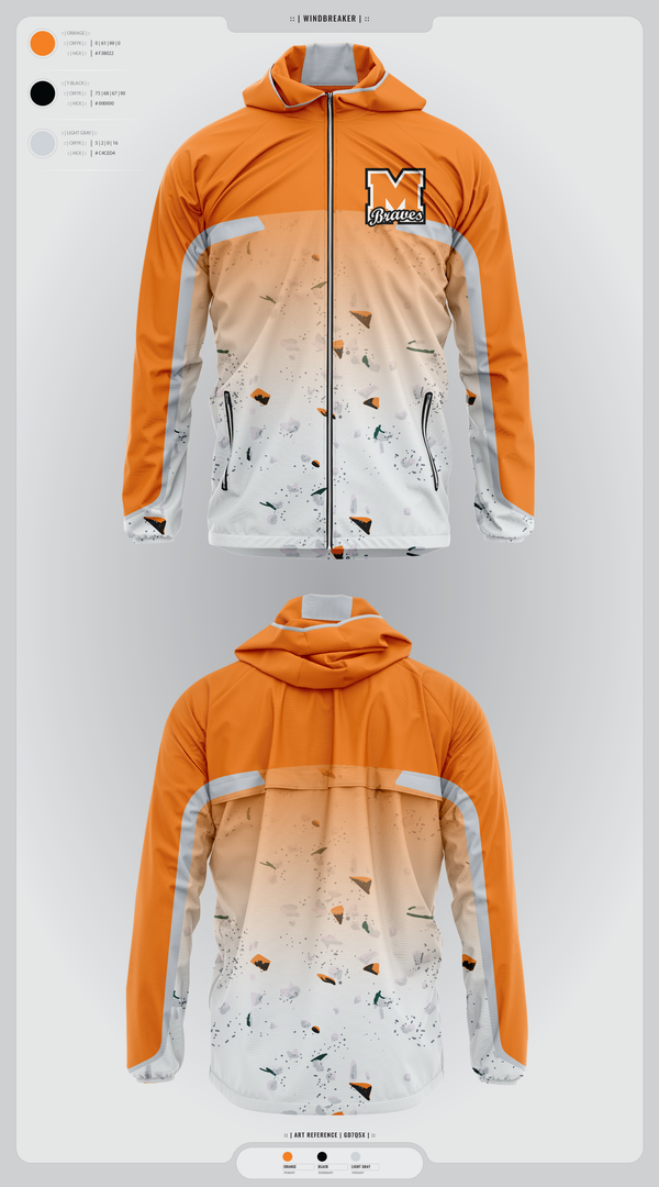 Windbreaker, Menahga Braves, Women's Basketball, Teamtime, Team time, sublimation, custom sports apparel, team uniforms, spirit wear, spiritwear, sports uniforms, custom shirts, team store, custom team store, fundraiser sports, apparel fundraiser