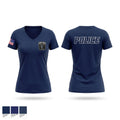 Tyler Police Department Women's Short Sleeve V-neck Shirt - 1