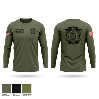Long Sleeve Performance Shirt, Luzerne County Sheriff’s Department, Police, Teamtime, Team time, sublimation, custom sports apparel, team uniforms, spirit wear, spiritwear, sports uniforms, custom shirts, team store, custom team store, fundraiser sports, apparel fundraiser
