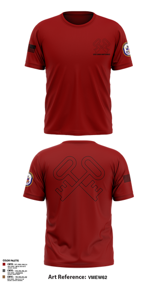 Old School Cotton Feel Shirt, Uss San Antonio, Navy, Teamtime, Team time, sublimation, custom sports apparel, team uniforms, spirit wear, spiritwear, sports uniforms, custom shirts, team store, custom team store, fundraiser sports, apparel fundraiser