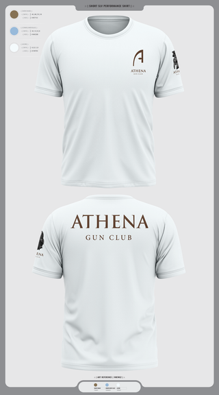 Short Sleeve Performance Shirt, Athena Gun Club, , Teamtime, Team time, sublimation, custom sports apparel, team uniforms, spirit wear, spiritwear, sports uniforms, custom shirts, team store, custom team store, fundraiser sports, apparel fundraiser