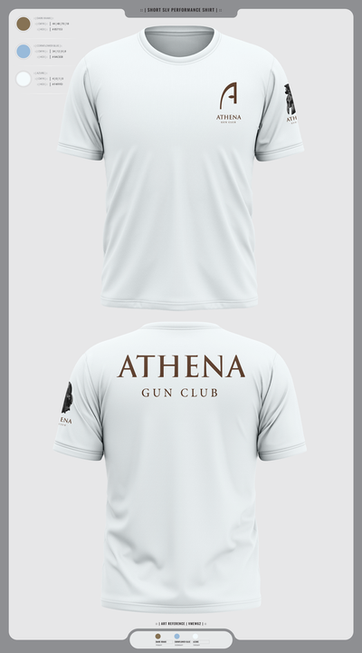 Athena Gun Club 10073430 Short Sleeve Performance Shirt - 3