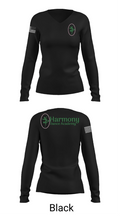Harmony Dance Academy 63895879 Women's Long Sleeve V-neck Shirt - 23