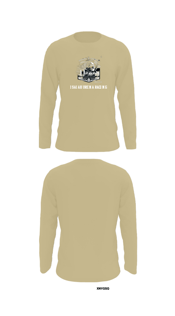 Long Sleeve Performance Shirt, Isaiahurena racing, E-Sports, Teamtime, Team time, sublimation, custom sports apparel, team uniforms, spirit wear, spiritwear, sports uniforms, custom shirts, team store, custom team store, fundraiser sports, apparel fundraiser