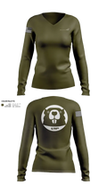 6/98 18800619 Women's Long Sleeve V-neck Shirt - 110