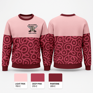 Crew Neck Sweatshirt, Bellflower Cross Country, Cross Country, Teamtime, Team time, sublimation, custom sports apparel, team uniforms, spirit wear, spiritwear, sports uniforms, custom shirts, team store, custom team store, fundraiser sports, apparel fundraiser