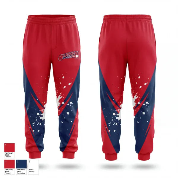 Sweatpants, Lemoore Cannons, Baseball, Teamtime, Team time, sublimation, custom sports apparel, team uniforms, spirit wear, spiritwear, sports uniforms, custom shirts, team store, custom team store, fundraiser sports, apparel fundraiser