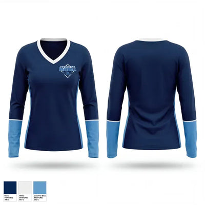 Bombers 31874302 Women's Long Sleeve V-neck Shirt - 1