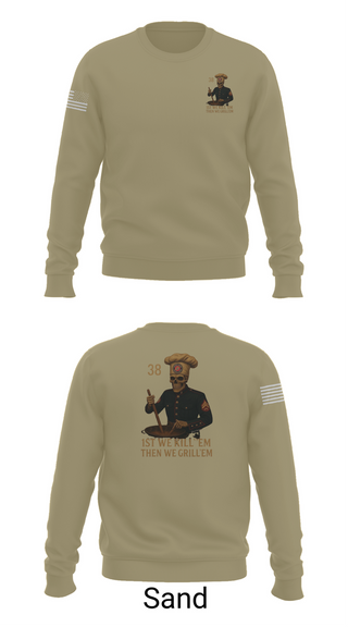 Crew Neck Sweatshirt, 1/1, Marines, Teamtime, Team time, sublimation, custom sports apparel, team uniforms, spirit wear, spiritwear, sports uniforms, custom shirts, team store, custom team store, fundraiser sports, apparel fundraiser