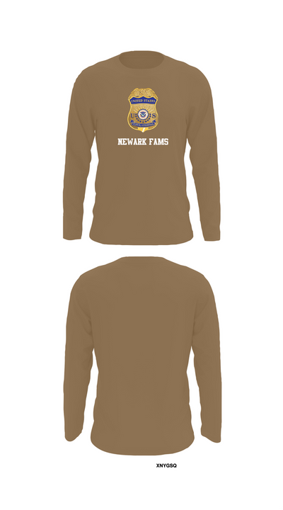 Newark FAMS 70077799 Long Sleeve Performance Shirt 12