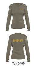 Dorchester County Sheriffs office 81126244 Women's Long Sleeve V-neck Shirt - 73