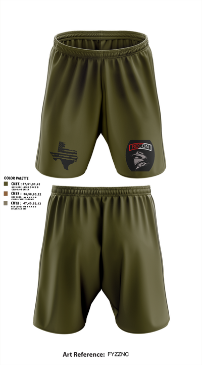 6-9 bandit troop 89460450 Athletic Shorts With Pockets - 1