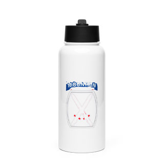 CHO 7278455 Stainless Steel Water Bottle with a Straw Lid
