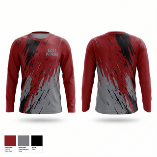 Long Sleeve Performance Shirt, East wilkes, , Teamtime, Team time, sublimation, custom sports apparel, team uniforms, spirit wear, spiritwear, sports uniforms, custom shirts, team store, custom team store, fundraiser sports, apparel fundraiser