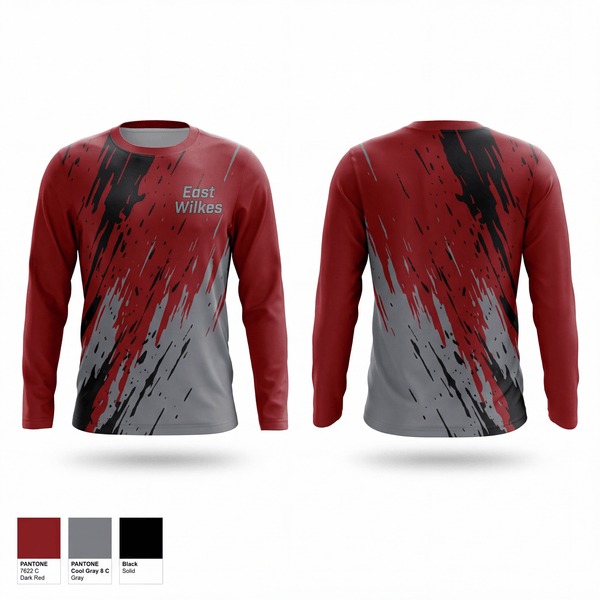 Long Sleeve Performance Shirt, East wilkes, , Teamtime, Team time, sublimation, custom sports apparel, team uniforms, spirit wear, spiritwear, sports uniforms, custom shirts, team store, custom team store, fundraiser sports, apparel fundraiser