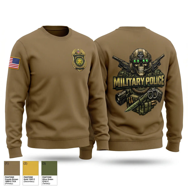 Crew Neck Sweatshirt, Military Police Investigations, Army, Teamtime, Team time, sublimation, custom sports apparel, team uniforms, spirit wear, spiritwear, sports uniforms, custom shirts, team store, custom team store, fundraiser sports, apparel fundraiser