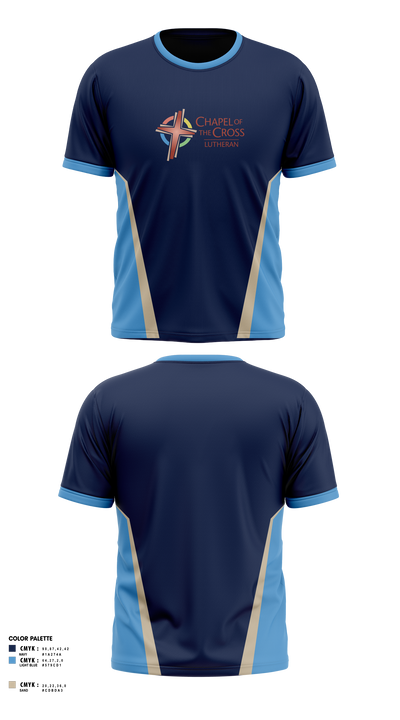Chapel of the Cross 45233677 Short Sleeve Performance Shirt - 1