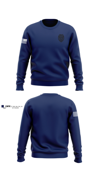 Crew Neck Sweatshirt, Cadott Police Department, Police, Teamtime, Team time, sublimation, custom sports apparel, team uniforms, spirit wear, spiritwear, sports uniforms, custom shirts, team store, custom team store, fundraiser sports, apparel fundraiser