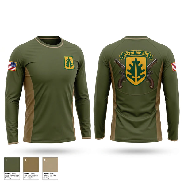 Long Sleeve Performance Shirt, 333 MP Brigade, Army, Teamtime, Team time, sublimation, custom sports apparel, team uniforms, spirit wear, spiritwear, sports uniforms, custom shirts, team store, custom team store, fundraiser sports, apparel fundraiser