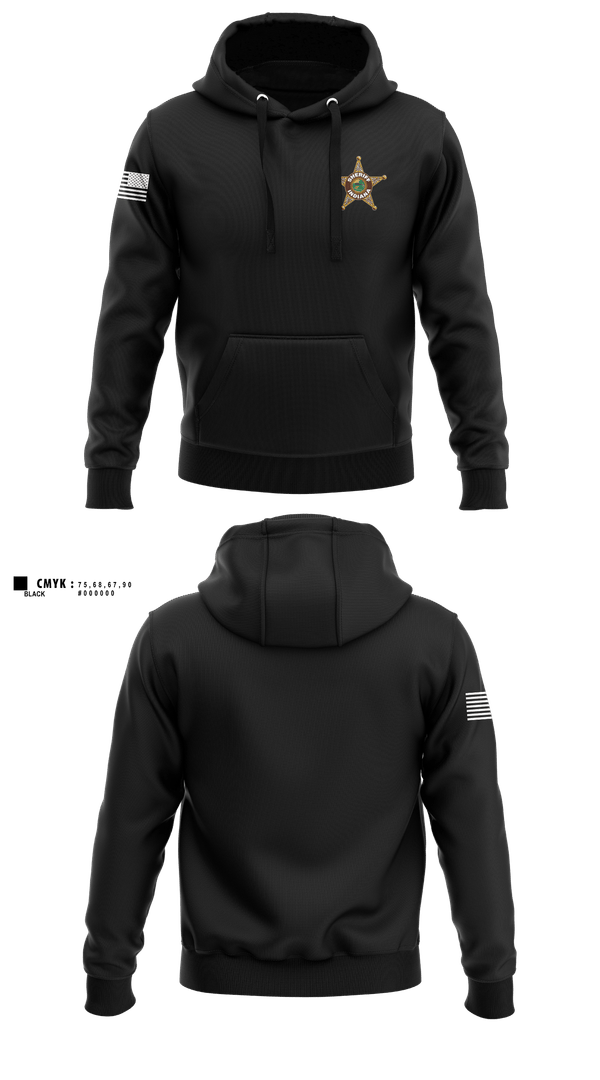 Hoodie, Sheriff, Police, Teamtime, Team time, sublimation, custom sports apparel, team uniforms, spirit wear, spiritwear, sports uniforms, custom shirts, team store, custom team store, fundraiser sports, apparel fundraiser
