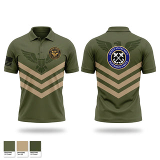 Short Sleeve Performance Polo, USS Forrestal, Navy, Teamtime, Team time, sublimation, custom sports apparel, team uniforms, spirit wear, spiritwear, sports uniforms, custom shirts, team store, custom team store, fundraiser sports, apparel fundraiser