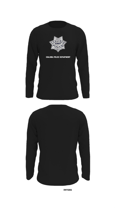 Coalinga Police Department Long Sleeve Performance Shirt 31