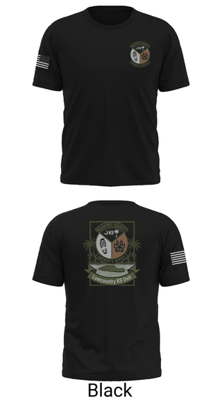 Old School Cotton Feel Shirt, Lowcountry K-9 Unit, Police, Teamtime, Team time, sublimation, custom sports apparel, team uniforms, spirit wear, spiritwear, sports uniforms, custom shirts, team store, custom team store, fundraiser sports, apparel fundraiser