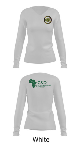 Womens Long Sleeve Vneck Shirt, Columbus Knight Eagles, Men's Soccer, Teamtime, Team time, sublimation, custom sports apparel, team uniforms, spirit wear, spiritwear, sports uniforms, custom shirts, team store, custom team store, fundraiser sports, apparel fundraiser