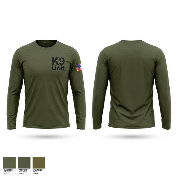 Long Sleeve Performance Shirt, K-9 Unit, Police, Teamtime, Team time, sublimation, custom sports apparel, team uniforms, spirit wear, spiritwear, sports uniforms, custom shirts, team store, custom team store, fundraiser sports, apparel fundraiser