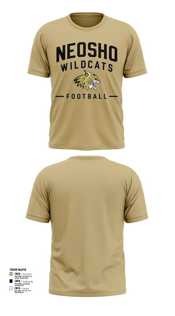 Neosho Wildcats Short Sleeve Performance Shirt - 5