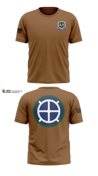 Old School Cotton Feel Shirt, 35th ID OSJA, National Guard, Teamtime, Team time, sublimation, custom sports apparel, team uniforms, spirit wear, spiritwear, sports uniforms, custom shirts, team store, custom team store, fundraiser sports, apparel fundraiser