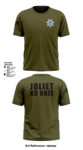 Joliet Police K-9 Unit 79217416 Short Sleeve Rash Guard Shirt - 22